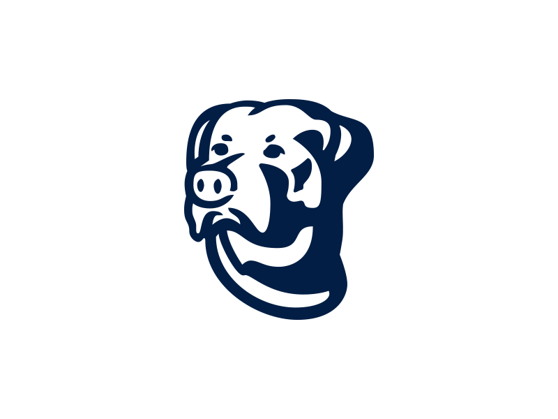 Chesapeake Bay Retriever Logo chesapeake bay retriever dog branding logo brand identity