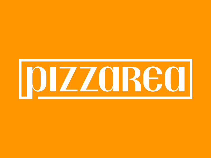Pizzarea Logo pizza branding logo brand identity