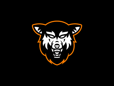 Wolf Snarling - Logo brand identity branding design dog illustration logo snarling tattoo wolf wolf logo