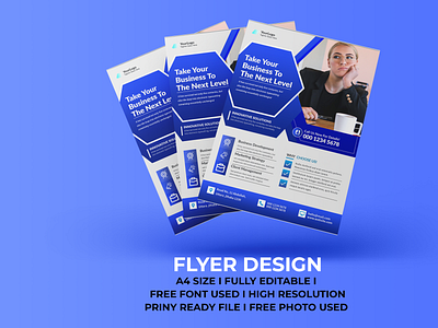 Corporate flye design a4 ad design advert advertisement clean design corporate graphic design marketing moder design print visual design