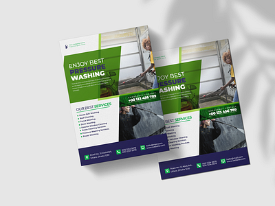 Pressure washing flyer design