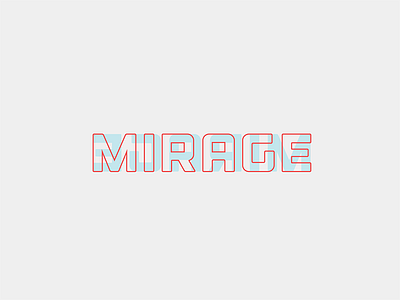 Mirage Logo logo mirage overlapping overlay type