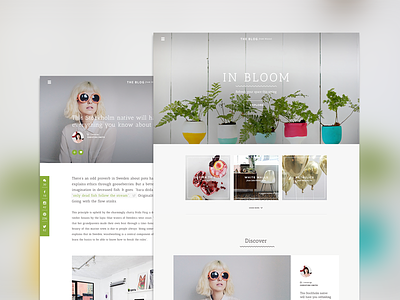 Blog Design blog theme ui web webdesign website