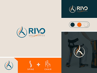 RIVO ERGONOMICS BRAND IDENTITY brand identity branding logo