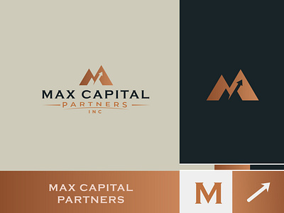 MAX CAPITAL | LOGO & BRAND IDENTITY brand identity elegant finance investment logo minimalist