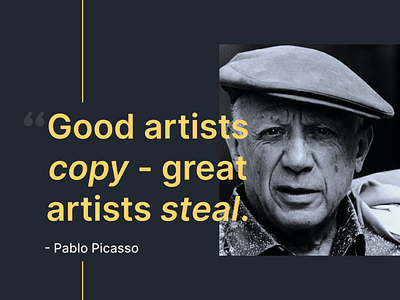 Quotes Layout - Pablo Picasso design graphic design layout layouting pablo picasso quotes quotes layout