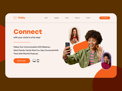 In App Chat Landing Page Banner