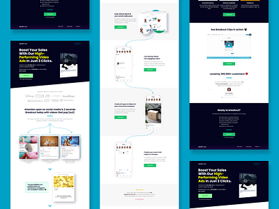 Breakout Clips - Landing Page Design