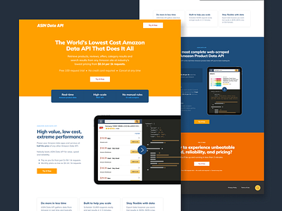 ASIN Data API - Landing Page Design cro