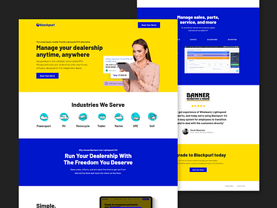 Blackpurl - Landing Page Design cro