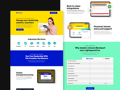 Blackpurl - Landing Page Design cro