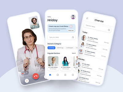 Doctor Consultation App by Rhasya Rizqi on Dribbble