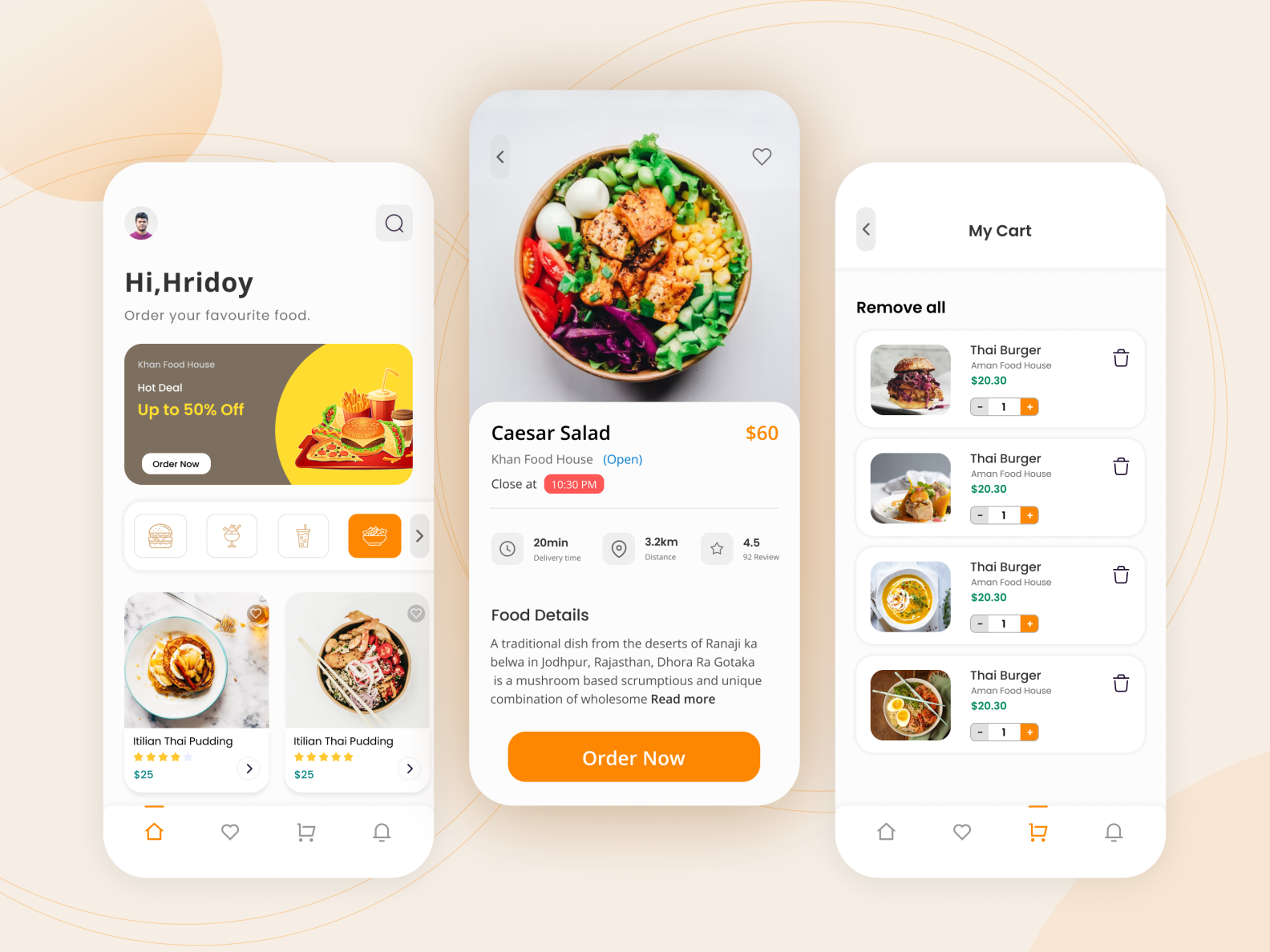 Food Delivery - Mobile App by Abdul Al Mamun on Dribbble