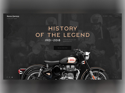 Royal Enfield design graphic design ui web design