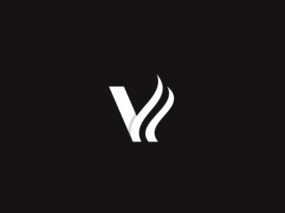 V Logo angel branding design logo minimal vector