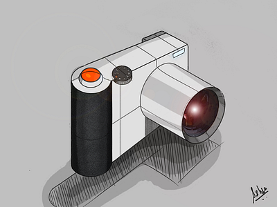 Camera concept design rendering sketch sketching