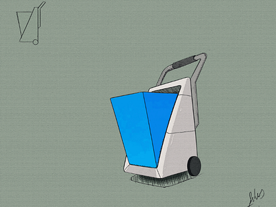 Shopping cart concept design designer designing inspiration photoshop render rendering sketch sketching