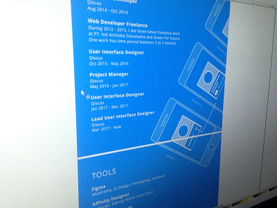 Blue Print Resume - SVG [Inkscape] blueprint free freebies grid inkscape line outline resume svg template wireframe