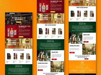 Website Concept - Whiskey Ecommerce UI ad banner ad bottle branding dailydesign icon minimal typography ui uidesign uxdesign vector