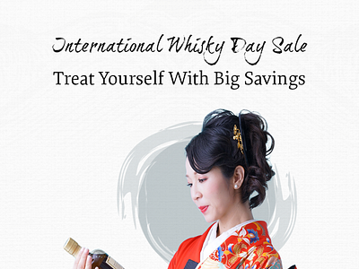 International Whisky Day banner ad branding dailydesign design japanese food japanese whisky social media whisky