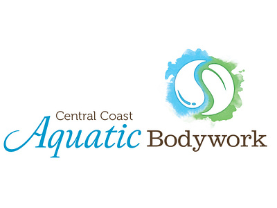 Logo for Aquatic Bodyworker, Natalie Hatter logo logo design