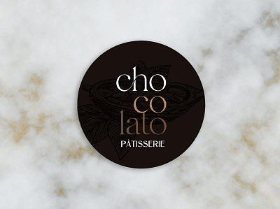 Chocolato Pâtisserie logo bakery branding brown chocolate cocoa design logo pastry