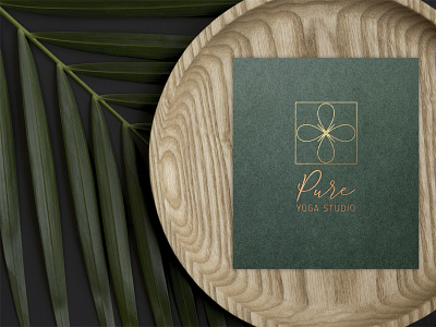 Pure yoga studio logo