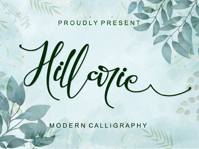 Hillarie - Modern Calligraohy Font