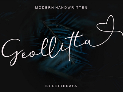 Geollitta - Modern Handwritten Font