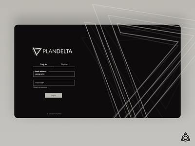 PlanDelta Planning Platform dashboard graphic design logo planning platform design ui ux webdesign