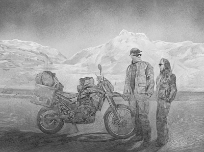 A little expedition digital drawing drawingchallenge illustration linedrawing pencil style realistic selfportrait