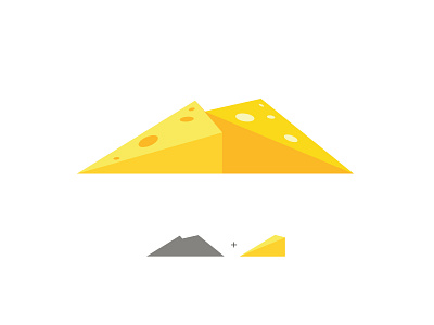 Cheese dairy- Logo Design Concept branding cheese design graphic design logo logo for brand minimal minimalism
