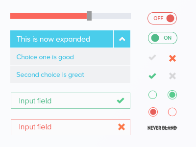 UI Kit arrow buttons download dropdown field icons input kit menu psd radio ui vector web