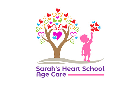 Sarah s Heart School Age Care 01 age care flat gardens heart little minimalist school tree