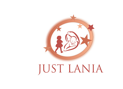 just lania branding care flat graphic design little logo minimalist