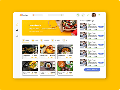 Food Web App Design