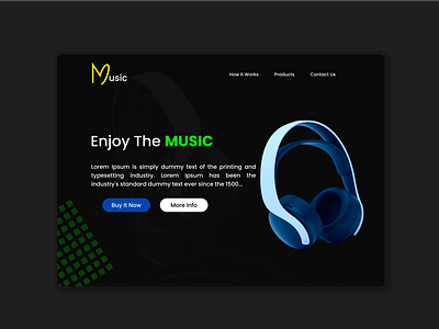 Music Web App Design