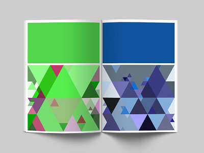 Musicmagazine color magazine mockup music triangle triangles