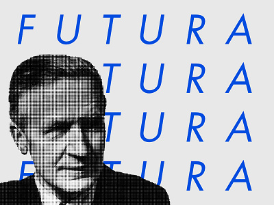 Paul Renner’s Futura bitmap font futura hommage paul renner typeface typography