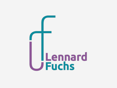 Lennard Fuchs Logo client work design fl lf logo logo mark logo work type type logo typography