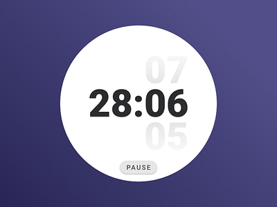 Daily UI #014 – Countdown Timer dailyui ui ui challange user interface