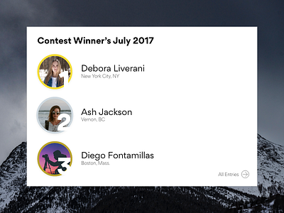 Daily UI #019 – Leaderboard