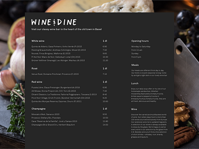 Daily UI #043 – Food/Drink Menu dailyui ui ui challange user interface