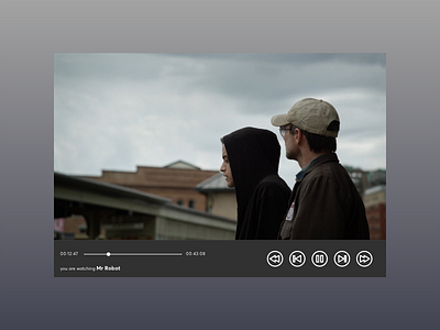 Daily Ui #057 – Video Player