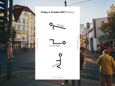 Daily UI #062 – Workout Of The Day