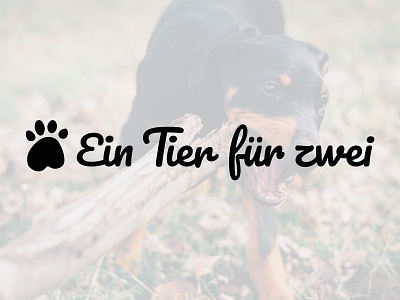 Logo – Ein Tier für zwei ein tier für zwei icon logo logo design pet sharing