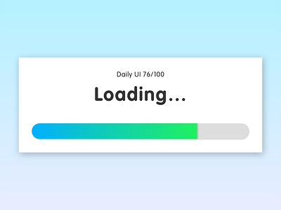 Daily UI #076 – Loading