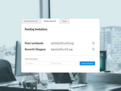 Daily UI #078 – Pending Invitation