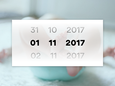 Daily UI #080 – Date Picker birth dailyui date date picker ui ui challange user interface