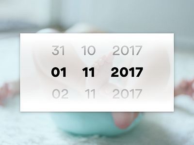 Daily UI #080 – Date Picker